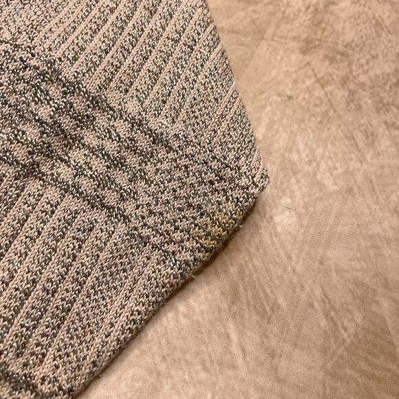 Vintage 70s The Villager Patchwork Plaid Knit Cardigan Sweater V Neck Academia - Picture 7 of 10